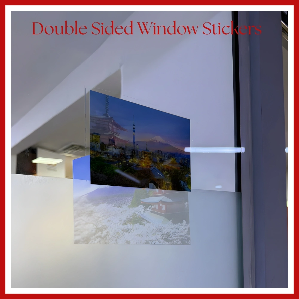 Double-Sided Window Stickers Dubai