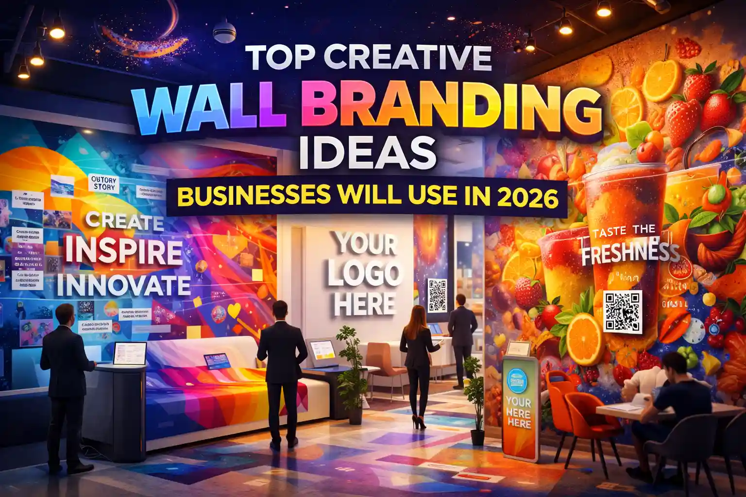 Top Creative Wall Branding Ideas Businesses Will Use in 2026