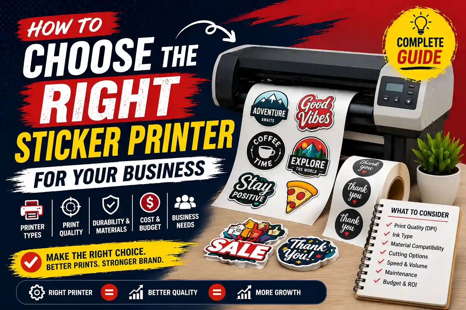 Sticker Printer Guide: Which Type Is Right for Your Business?