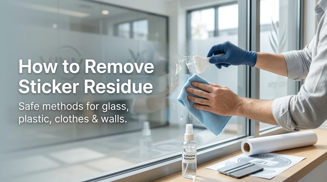 How to Remove Sticker Residue Without Damaging the Surface