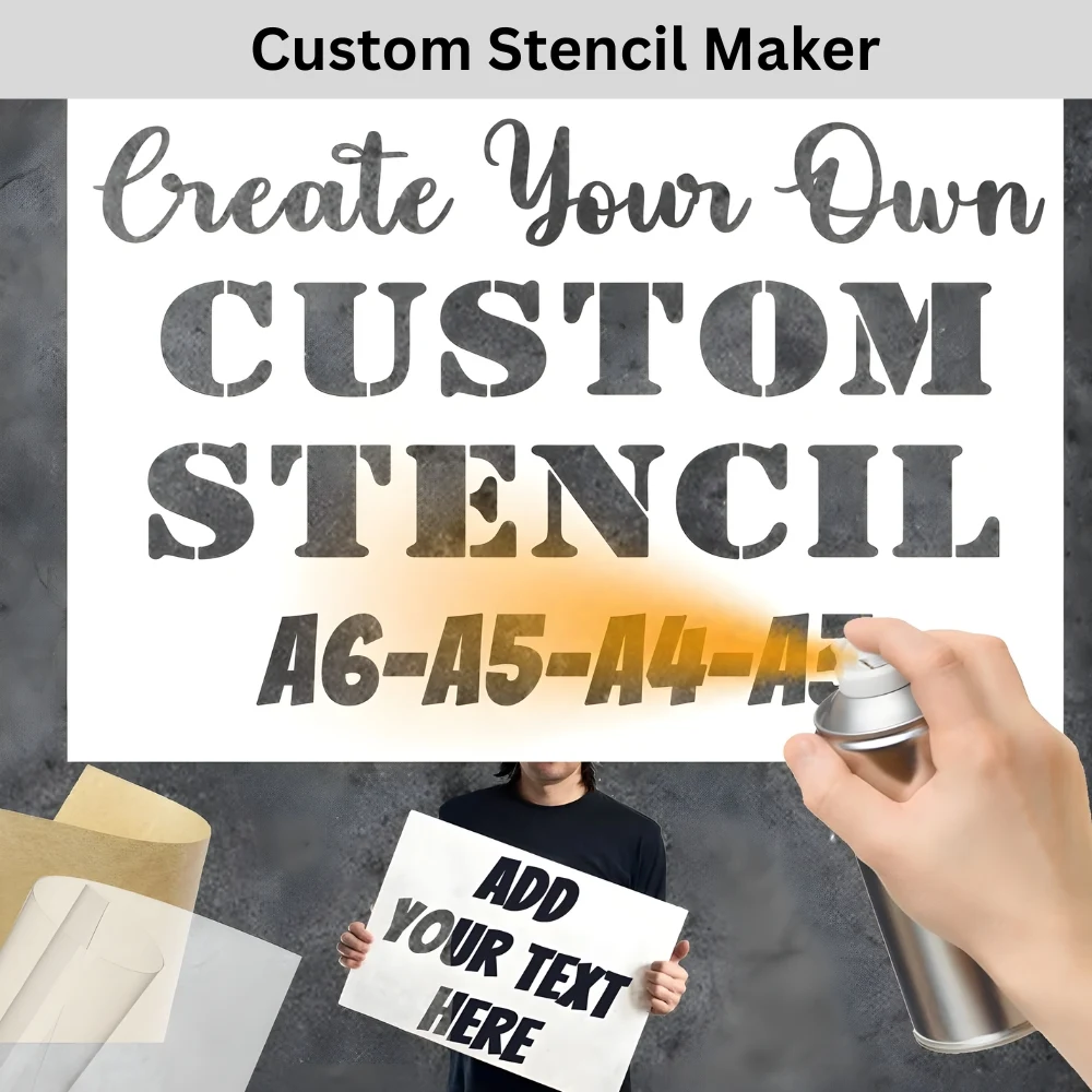 Custom stencil maker Dubai – stencil cutting service