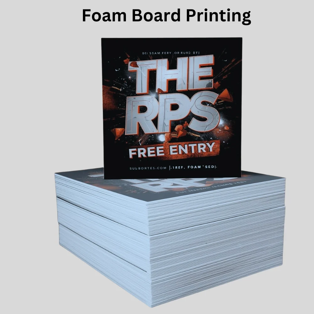 foam board printing in Dubai
